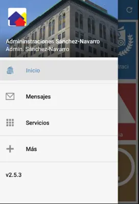 Admin. Sánchez-Navarro android App screenshot 1